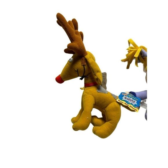 Rugrats Spike and Angelica Stuffed Christmas Reindeer and Angel NWT - Picture 3 of 7